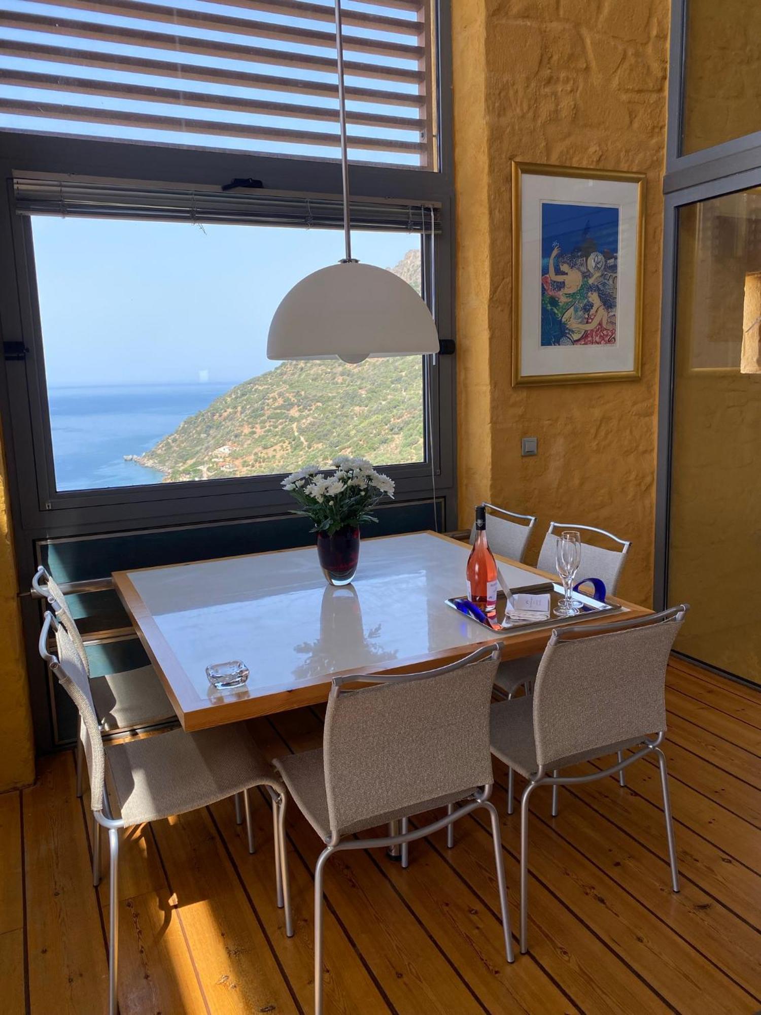חאניה Beachfront Ravdoucha Epavlis Eleni Villa - Pool, Hot Tub, Gym, Sauna, Private Parking, Wifi מראה חיצוני תמונה