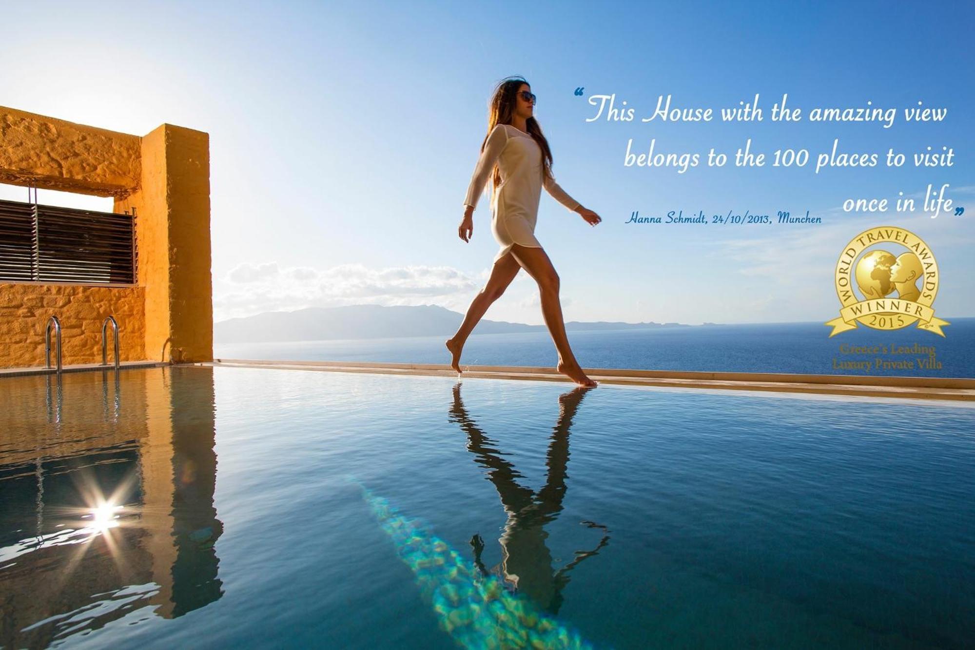 חאניה Beachfront Ravdoucha Epavlis Eleni Villa - Pool, Hot Tub, Gym, Sauna, Private Parking, Wifi מראה חיצוני תמונה