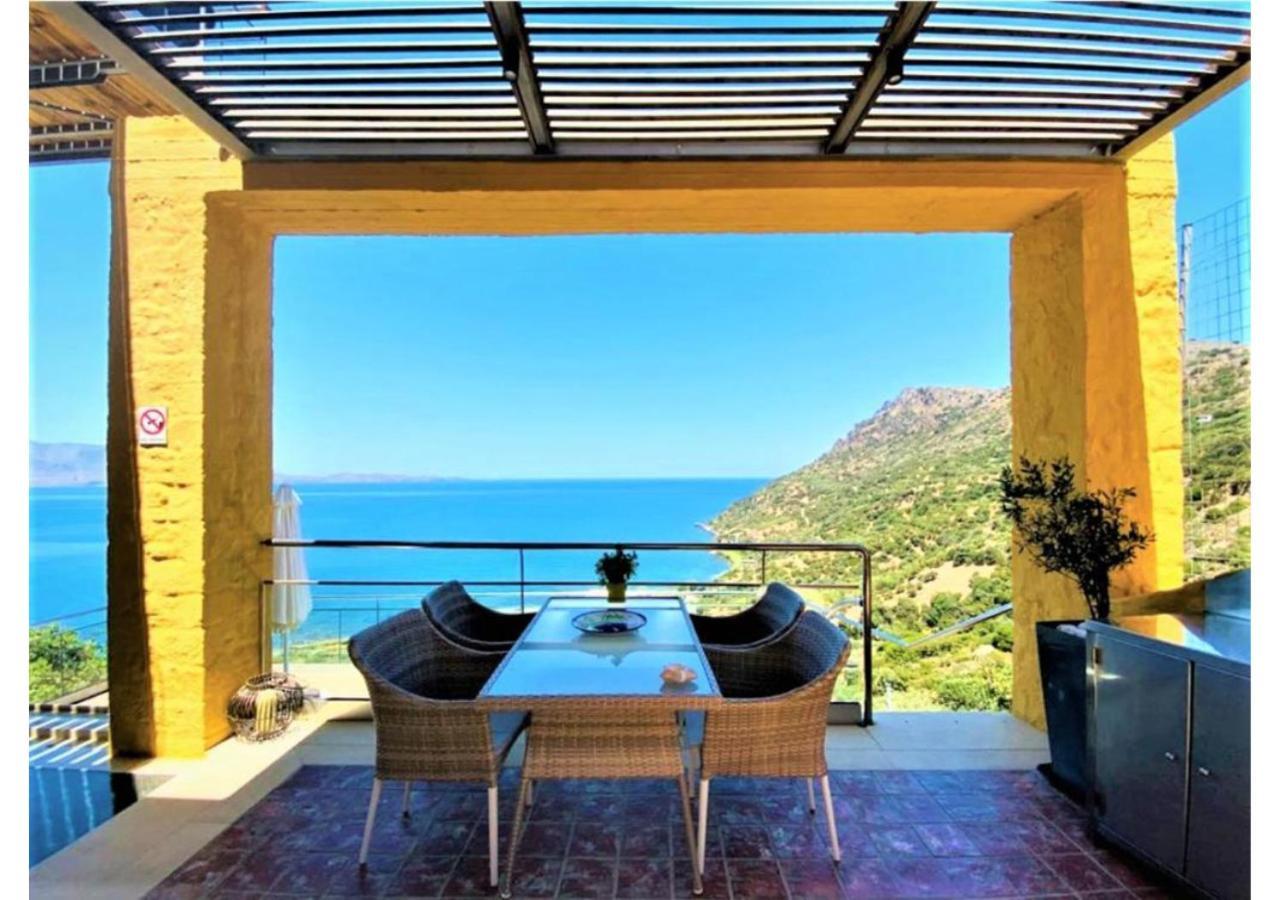 חאניה Beachfront Ravdoucha Epavlis Eleni Villa - Pool, Hot Tub, Gym, Sauna, Private Parking, Wifi מראה חיצוני תמונה